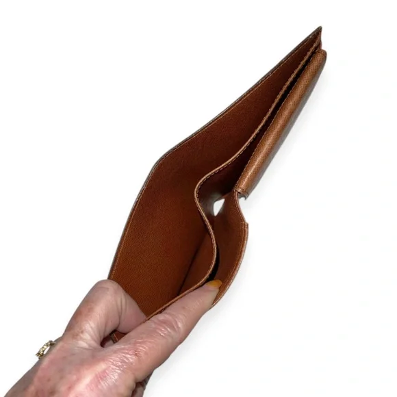 LOUIS VUITTON Monogram Portefeuille Marco Wallet Vintage Bifold Coin Pocket EUC - Picture 9 of 14